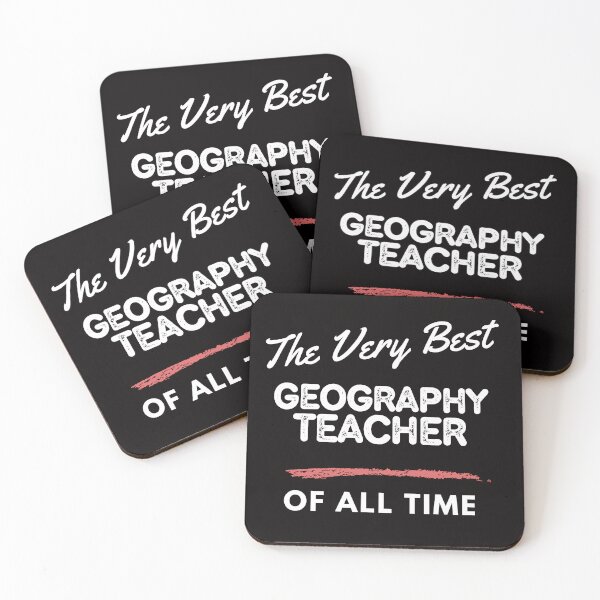 Item preview, The Very Best Geography Teacher of All Time (Black) designed and sold by PeffysArt.