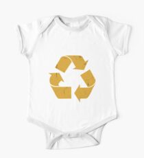 Recyceln Kurzärmeliger Einteiler