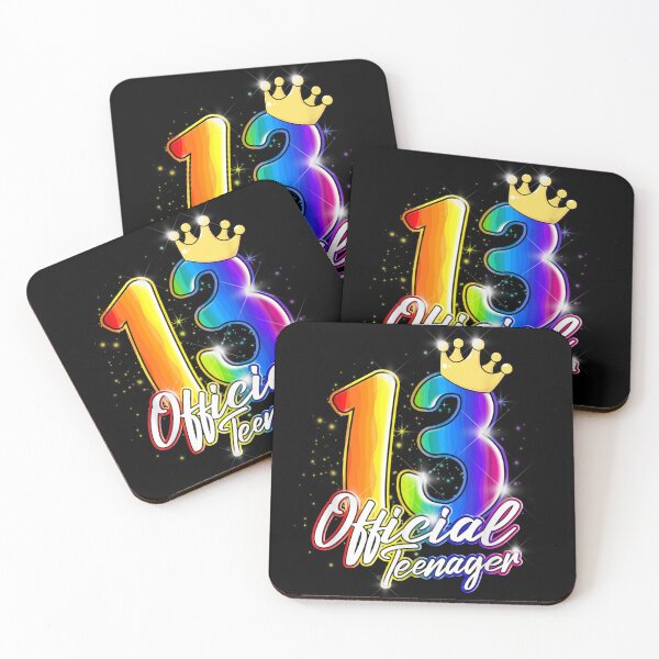 Item preview, 13th Birthday Official Nager In Rainbow 13 Year Old Girls  designed and sold by judyufmi.