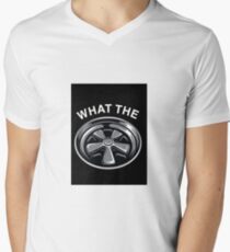 Was zum Teufel ?! T-Shirt mit V-Ausschnitt für Männer