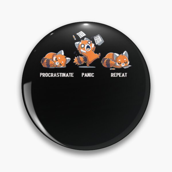 Artikelvorschau, Procrastinate Panic Repea Daily Distressed Red Pandas entworfen und verkauft von scirarmav.
