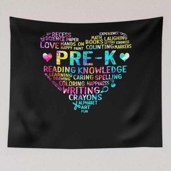 Item preview, Pre K Team Tie Dye Heart Back To School  designed and sold by judyufmi.