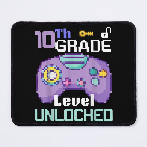 Item preview, 10th Grade Level Unlocked Video Game Pixel Purple Gamer Boys  designed and sold by scirarmav.