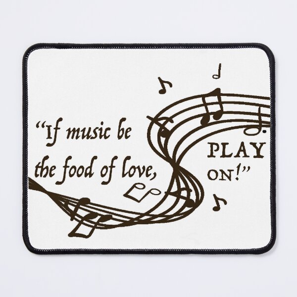 Item preview, If Music be the Food of Love... designed and sold by RuthFurtado.