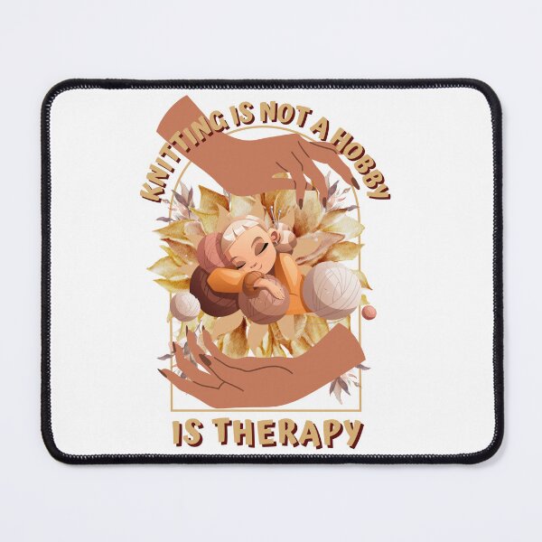 Item preview, Knitting is not a hobby is therapy - Knitting is not a hobby designed and sold by Authenticself22.