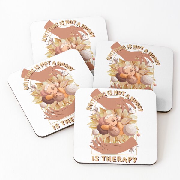 Item preview, Knitting is not a hobby is therapy -  Knitting is not a hobby designed and sold by Authenticself22.