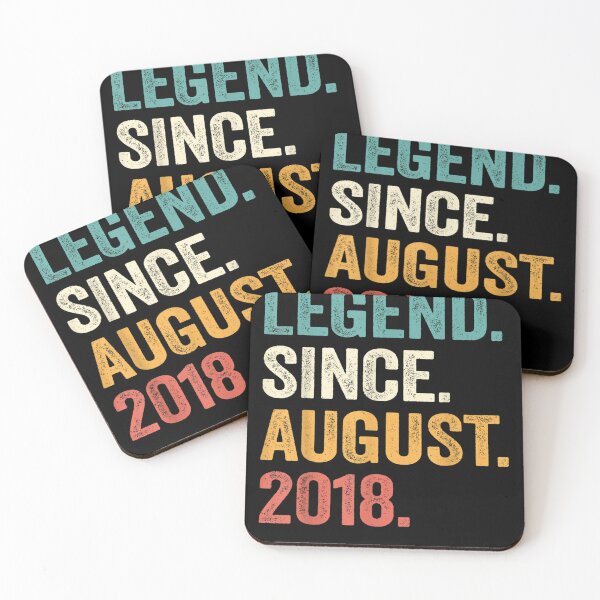Item preview, 4th Birthday Gifts 4 Years Old Boy Legend Since August 2018  designed and sold by judyufmi.