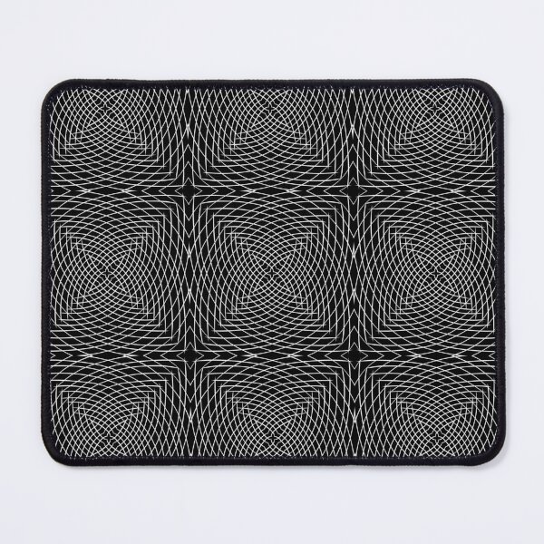 Item preview, Black and White, unique hand drawn geometric repeating pattern - WelshDesigns designed and sold by welshdesigns.