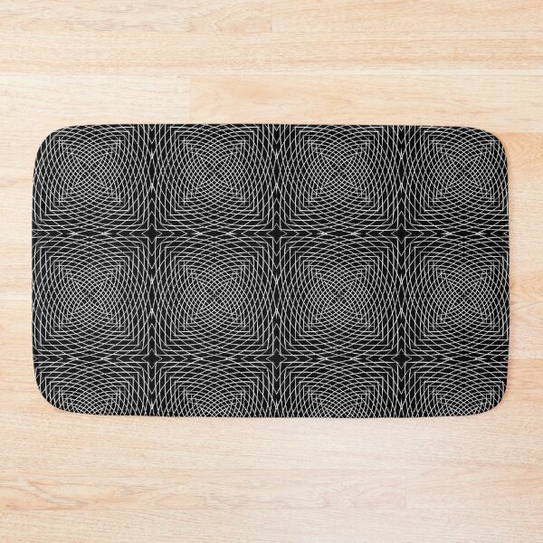 Item preview, Black and White, unique hand drawn geometric repeating pattern - WelshDesigns designed and sold by welshdesigns.