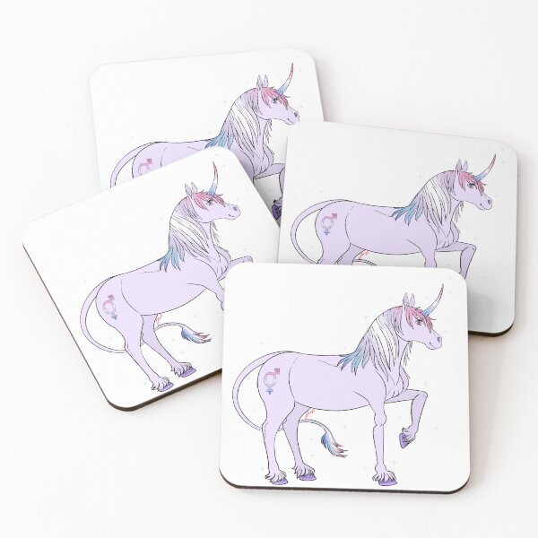 Item preview, Bigender Unicorn designed and sold by alonerwolf.
