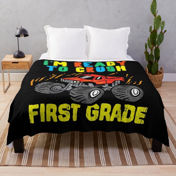 Item preview, I'm Ready To Crush First Grade Monster Truck Back To School designed and sold by scirarmav.