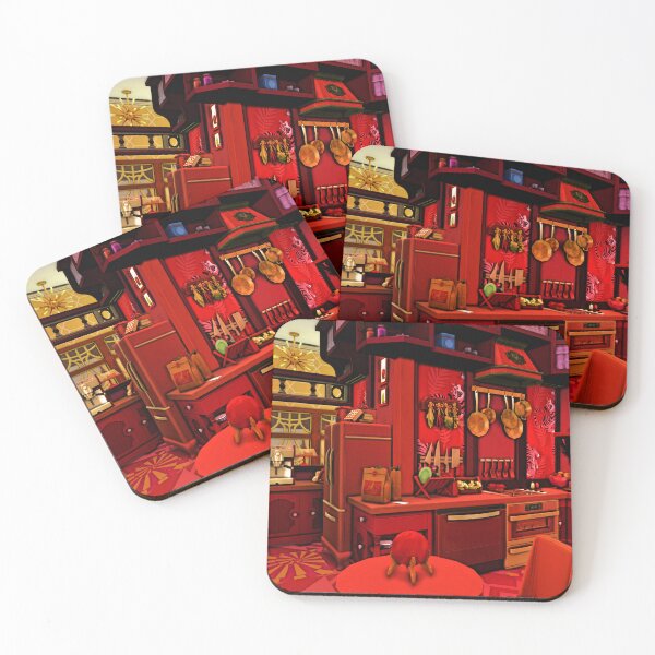 Item preview, All I See Is Red Kitchen - House of Maximalism designed and sold by ElaraSims.