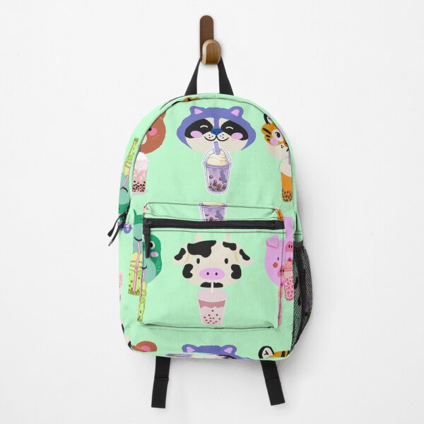 Item preview, Animal Friends Drinking Boba designed and sold by tmdaliggr.