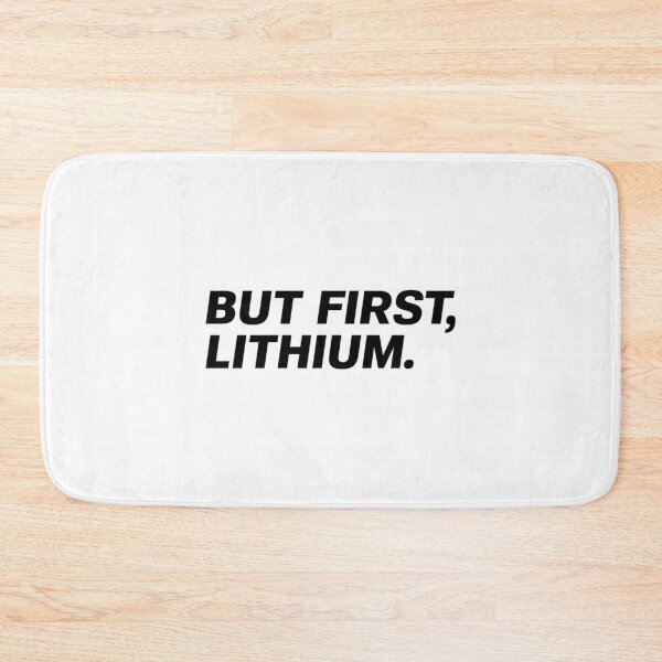 Item preview, But first, Lithium    designed and sold by CrimeCultMercs.