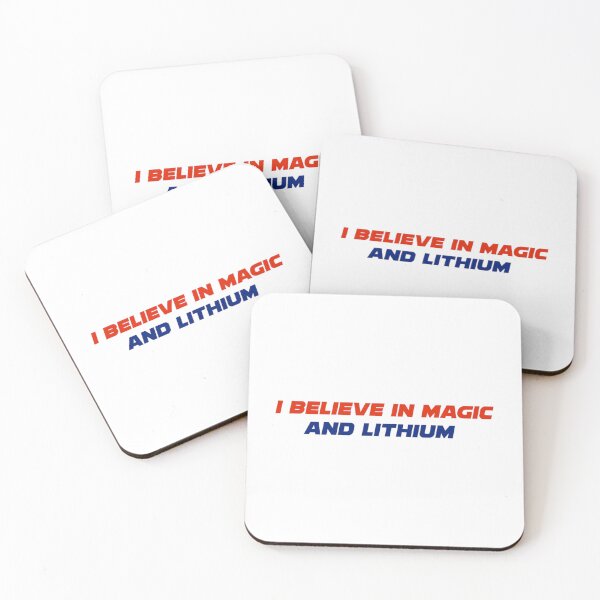 Item preview, I BELIEVE IN MAGIC AND LITHIUM   designed and sold by CrimeCultMercs.