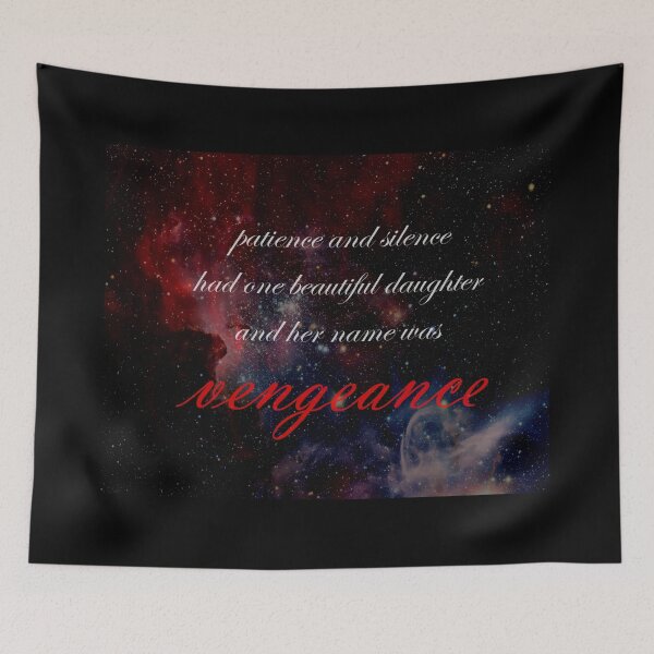 Item preview, patience, silence, vengeance designed and sold by razor2therosary.