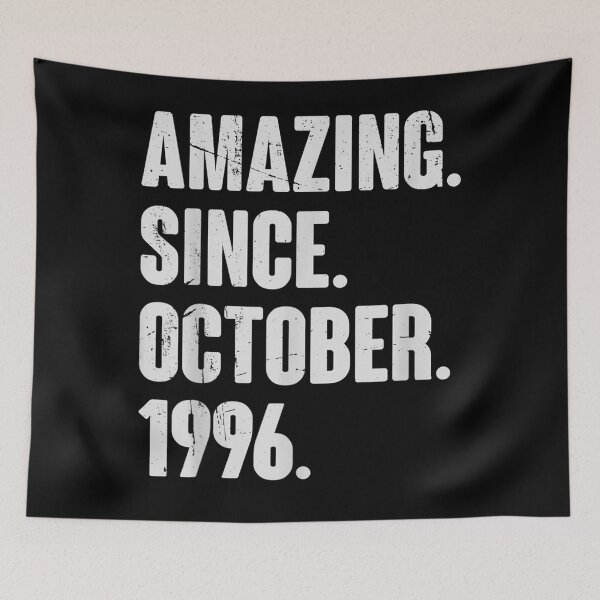 Item preview, Amazing Since October 1996 26 Year Old 26th Birthday Funny  designed and sold by scirarmav.