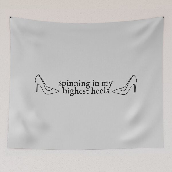 Item preview, spinning in my highest heels mirrorball Lyrics Taylor Swift designed and sold by BoldNFresh.