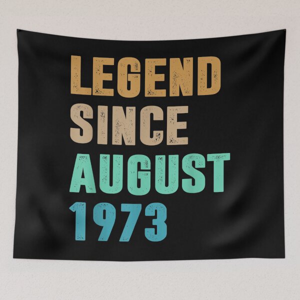 Item preview, 49 Years Old Gifts Legend Since August 1973th Birthday  designed and sold by scirarmav.