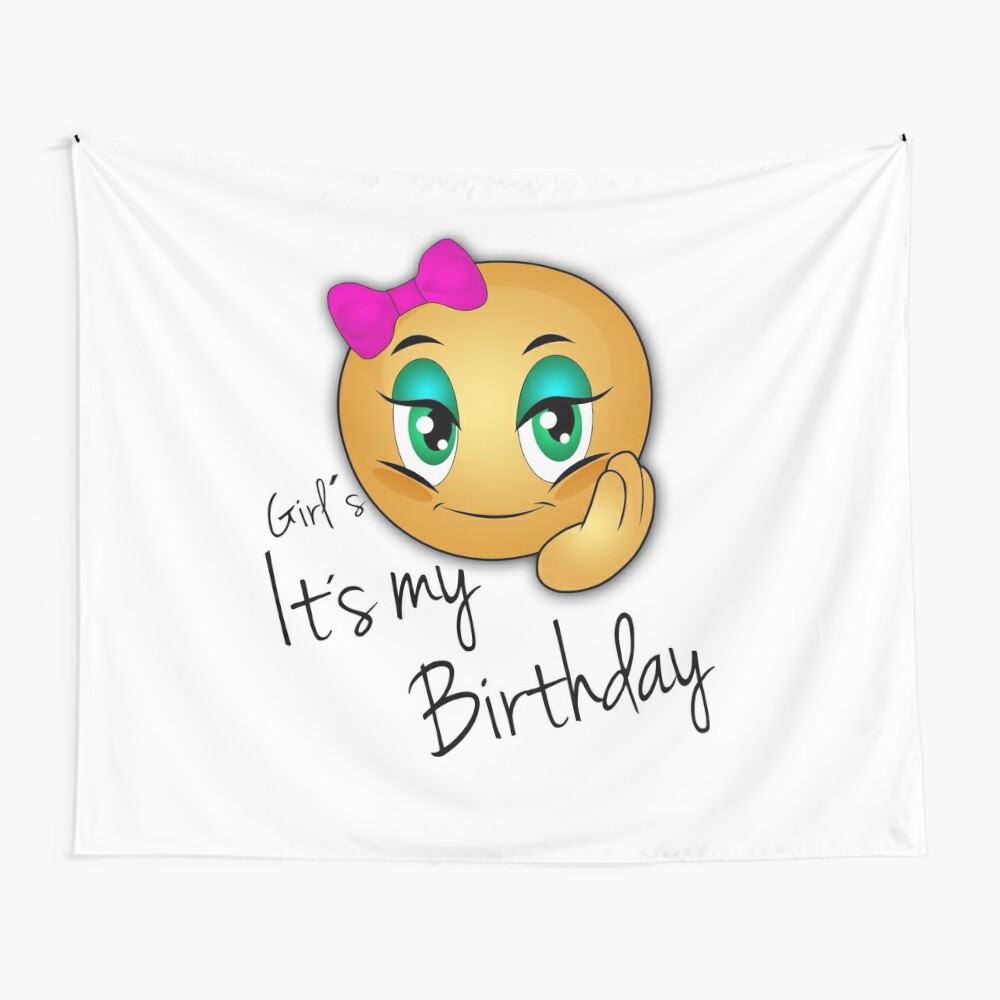 T Shirt Enfant Anniversaire Petite Fille Emoji Par Delpieroo Redbubble