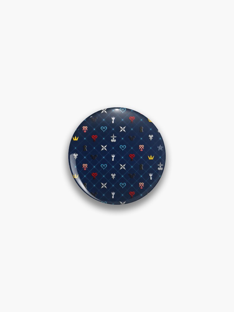 Kingdom Hearts Pattern Ver 2 Clock for Sale by MeMinch