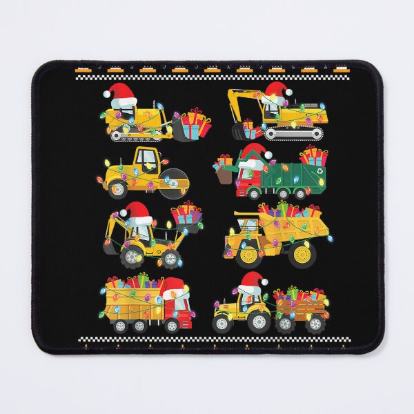 Item preview, Christmas Ugly Sweater Truck Boys Kids Construction Crew T-Shirt designed and sold by CapitoSenta.