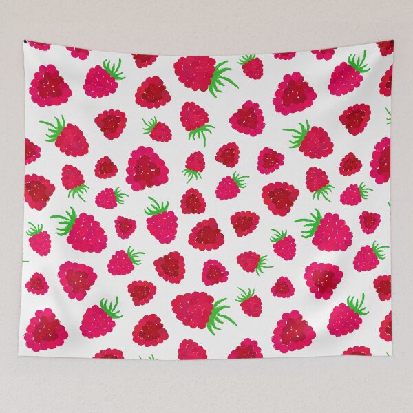 Item preview, Raspberry Background Painted Pattern designed and sold by amovitania.
