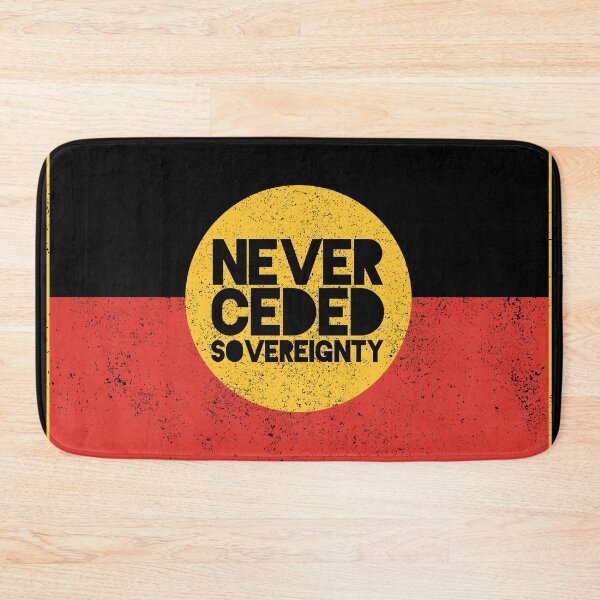 Item preview, Never Ceded Sovereignty [Black Worn Design] designed and sold by politicalamity.