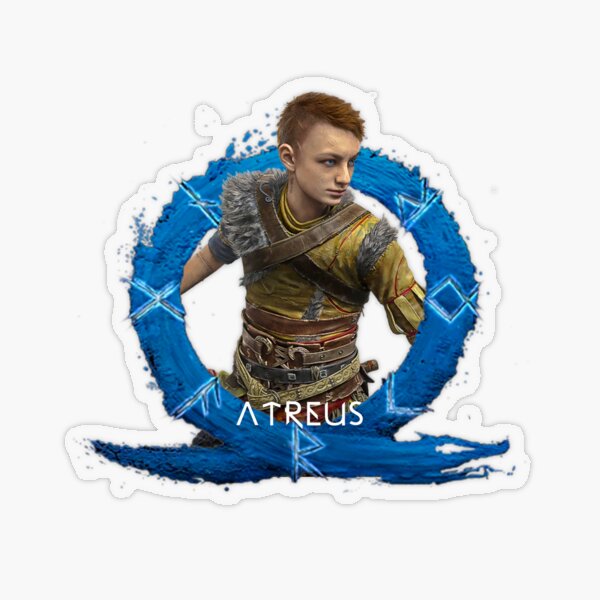 Vista previa del artículo con la obra «Atreus Dios de la Guerra Ragnarök Dios de la Guerra Ragnarok», diseñado y vendido por Moon's Ear.