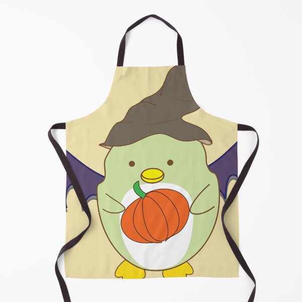 Item preview, Halloween cute baby bird with a pumpkin and bat wings designed and sold by fluffyfamcraft.