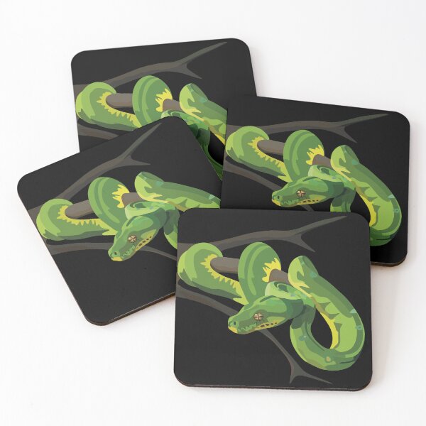 Item preview, Green Tree Python - Digital Art designed and sold by TLGdrawings.