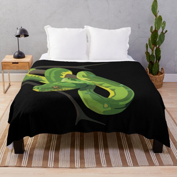 Item preview, Green Tree Python - Digital Art designed and sold by TLGdrawings.