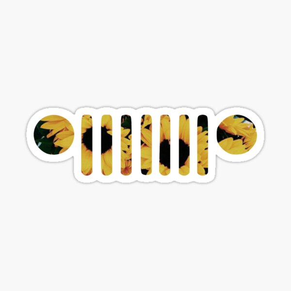 Sunflower Wrangler Grill Sticker