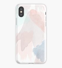 Pastel Watercolor Spash Pattern iPhone Case