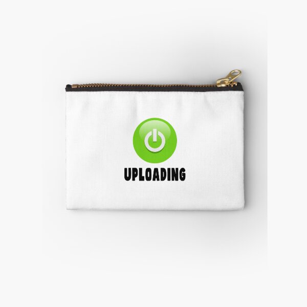 Item preview, Uploading Data Files Green Symbol Button designed and sold by PodiShawna.