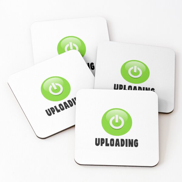 Item preview, Uploading Data Files Green Symbol Button designed and sold by PodiShawna.