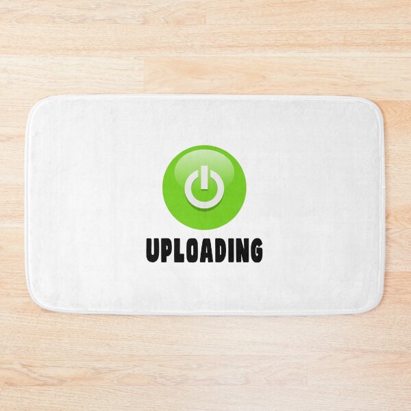 Item preview, Uploading Data Files Green Symbol Button designed and sold by PodiShawna.