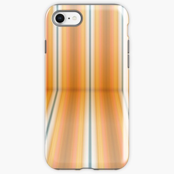 Gestreifte Leinwand eckig iPhone Robuste Hülle