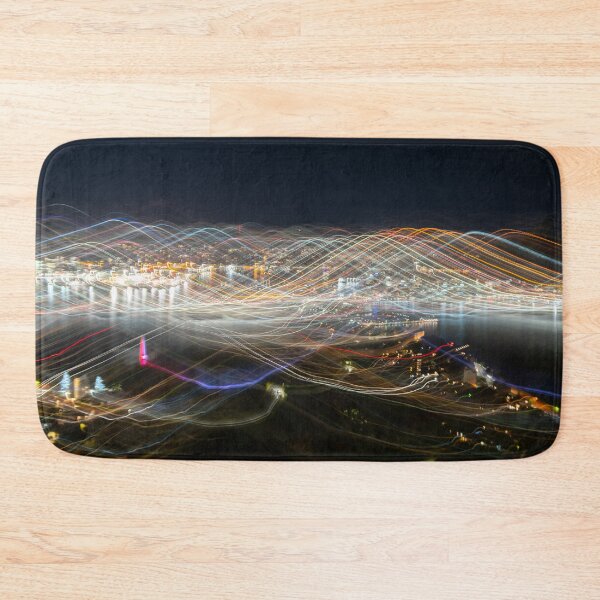 Item preview, Abstract effect Wellington city urban bright night lights designed and sold by Brian Scantlebury.