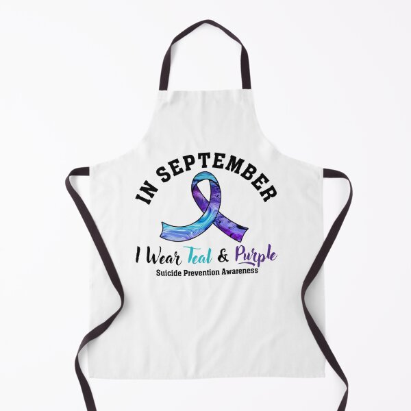 Item preview, In September We Wear Teal And Purple Suicide Prevention Awareness. designed and sold by Darly-Walker.