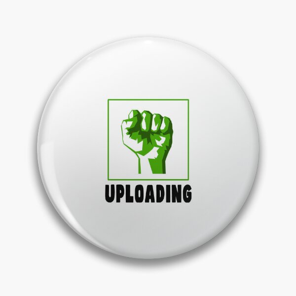 Item preview, Uploading Data Files Green Symbol Fist designed and sold by PodiShawna.