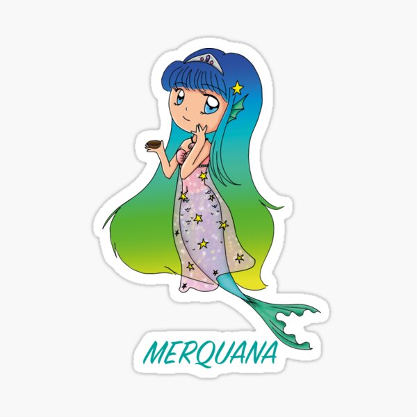 Mermaid Merquana Sticker