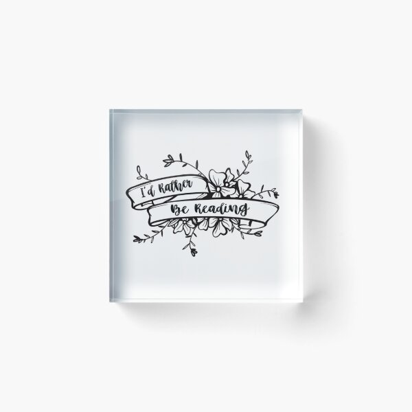 Item preview, I'd rather be reading designed and sold by andysartworks.