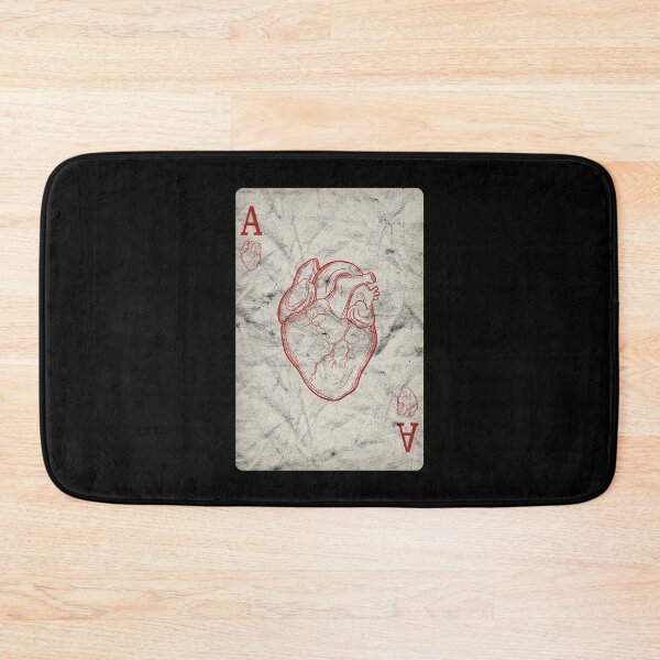 Item preview, Ace Of Actual Hearts (vintage distressed design) designed and sold by siggyspatsky.