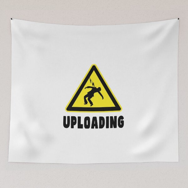 Item preview, Uploading Data Files Symbol Sign designed and sold by PodiShawna.