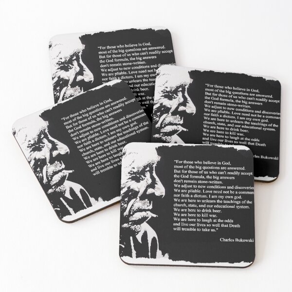 Item preview, Charles BUKOWSKI - faith quote designed and sold by ARTito.