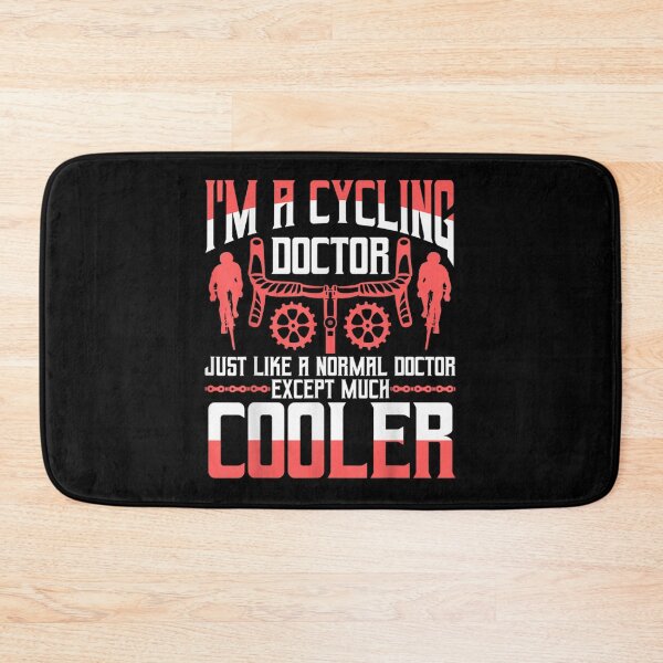Item preview, Cycling Doctor Funny Profession Quotes Sticker designed and sold by krbqalice.