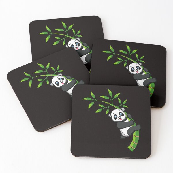 Item preview, Panda bear climbing a bamboo tree. designed and sold by tabykid.