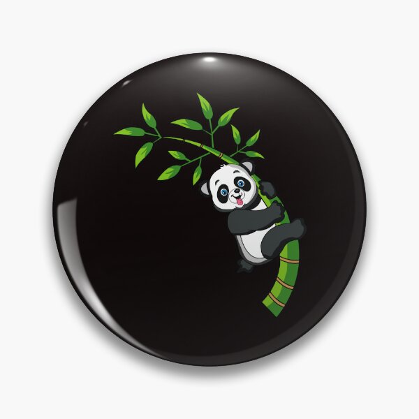 Item preview, Panda bear climbing a bamboo tree. designed and sold by tabykid.