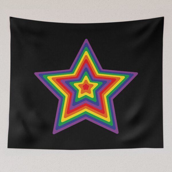Item preview, Rainbow Star designed and sold by Texterns.